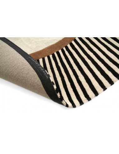 Tappeto moderno Amber Beige Oval - Collezione Hand Made - Carpet Decor - 70% viscosa 20% lana 10% cotone - Fatto a mano in India