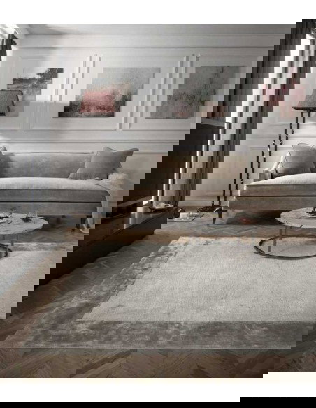 Tappeto moderno Aracelis Paloma - Collezione Hand Made - Carpet Decor - 100% viscosa - Fatto a mano - India - 160x230, 200x300 c