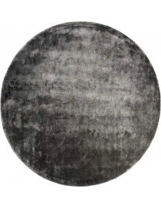 Tappeto moderno Aracelis Steel Grey Round - Collezione Hand Made - Carpet Decor - 100% viscosa - Fatto a mano - India - 200x200,