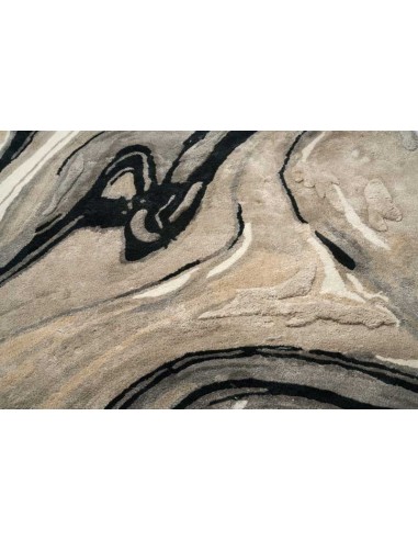 Tappeto moderno Blur Black, collezione Hand Made, Carpet Decor - vendita online su Sellify.