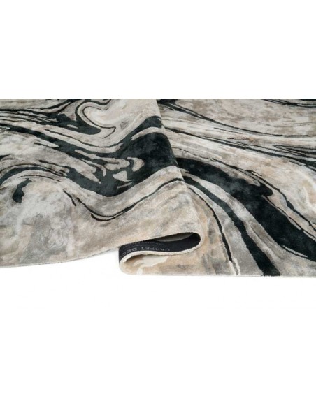 Tappeto moderno Blur Black, collezione Hand Made, Carpet Decor - vendita online su Sellify.