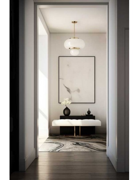 Tappeto moderno Blur Black, collezione Hand Made, Carpet Decor - vendita online su Sellify.