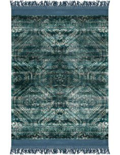 Tappeto moderno Blush Black Coffee, collezione Hand Made, 100% viscosa, fatto a mano, India.