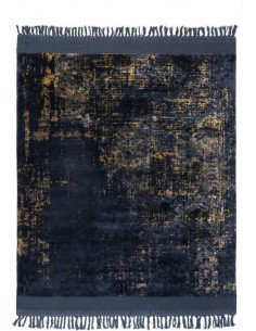 Tappeto moderno Blush Night Shade, collezione Hand Made, 100% viscosa, fatto a mano in India.