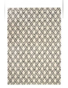 Tappeto moderno Brooklyn Black - Collezione Hand Made - Carpet Decor - 100% lana - Fatto a mano - India - 160x230, 200x300 cm