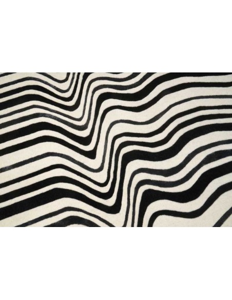 Tappeto moderno Draft Black, collezione Hand Made, 75% lana 15% viscosa 10% cotone, fatto a mano, India.