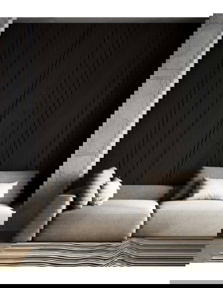 Tappeto moderno Draft Black, collezione Hand Made, 75% lana 15% viscosa 10% cotone, fatto a mano, India.