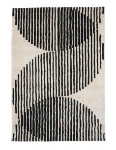 Tappeto moderno Eclipse Ivory - Collezione Hand Made - Carpet Decor - 100% viscosa - Fatto a mano - India - 160x230, 200x300 cm