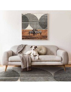Tappeto moderno Eclipse Ivory - Collezione Hand Made - Carpet Decor - 100% viscosa - Fatto a mano - India - 160x230, 200x300 cm 2