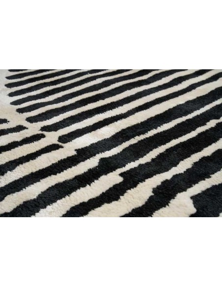 Tappeto moderno Eclipse Ivory - Collezione Hand Made - Carpet Decor - 100% viscosa - Fatto a mano - India - 160x230, 200x300 cm