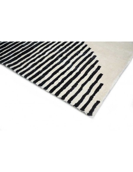 Tappeto moderno Eclipse Ivory - Collezione Hand Made - Carpet Decor - 100% viscosa - Fatto a mano - India - 160x230, 200x300 cm