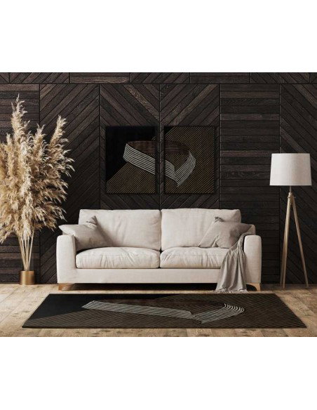 Tappeto moderno Emerald Gold, collezione Hand Made, Carpet Decor - vendita online su Sellify.