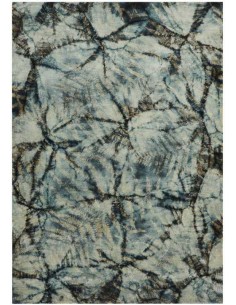 Tappeto moderno Ferno Aqua Gold - Collezione Hand Made - Carpet Decor - 100% viscosa - Fatto a mano - India - 160x230, 200x300 c