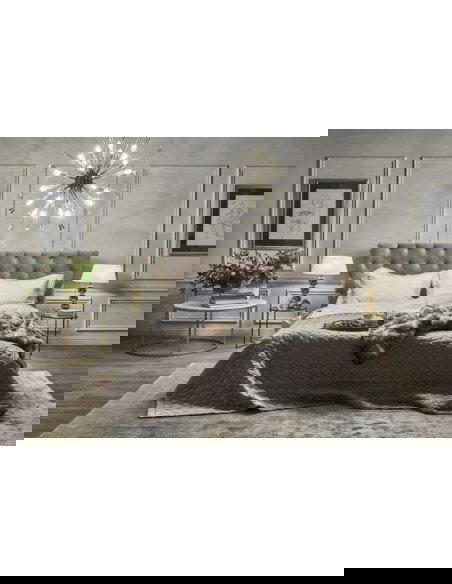 Tappeto moderno Geos Smoky Blue - Collezione Hand Made - Carpet Decor - 100% bamboo viscosa - Fatto a mano in India - 160x230, 2