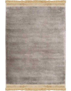 Tappeto moderno Horizon Slate, collezione Hand Made, 100% viscosa, fatto a mano in India.