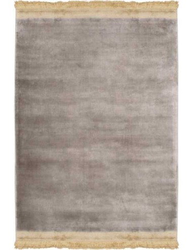 Tappeto moderno Horizon Slate, collezione Hand Made, 100% viscosa, fatto a mano in India.