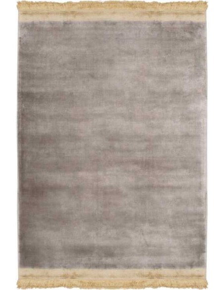 Tappeto moderno Horizon Slate, collezione Hand Made, 100% viscosa, fatto a mano in India.