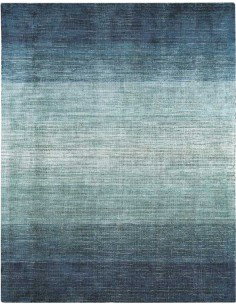 Tappeto moderno Ivette Ombre Niagara - Collezione Hand Made - Carpet Decor - 60% viscosa 40% poliestere - Fatto a mano in India 