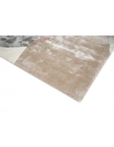 Tappeto moderno Lagos Beige, collezione Hand Made, 100% viscosa, fatto a mano, India.