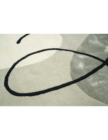 Tappeto moderno Leia Beige - Collezione Hand Made - Carpet Decor - India - 40% viscosa 60% lana - 160x230, 200x300 cm - spessore