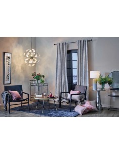 Tappeto moderno Linen Dark Blue - Collezione Hand Made - Carpet Decor - 160x230 cm - 200x300 cm - 90% viscosa 10% lino - Fatto a 2