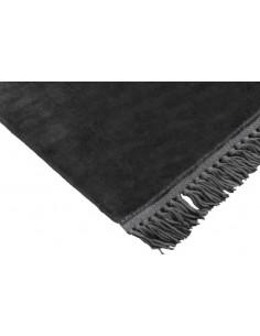 Tappeto moderno Luna Midnight, collezione Hand Made, 100% viscosa, fatto a mano, India. 2