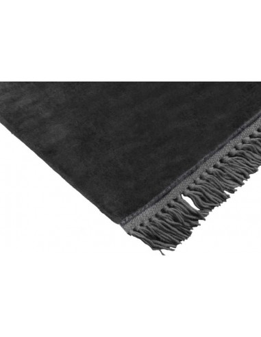 Tappeto moderno Luna Midnight, collezione Hand Made, 100% viscosa, fatto a mano, India.