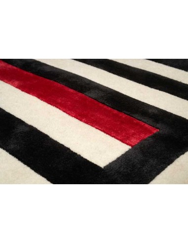 Tappeto moderno Maze Black, collezione Hand Made, Carpet Decor - vendita online su Sellify.