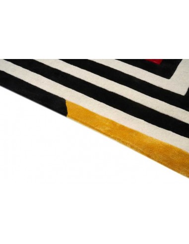 Tappeto moderno Maze Black, collezione Hand Made, Carpet Decor - vendita online su Sellify.