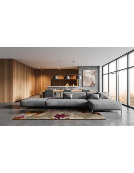 Tappeto moderno Orchidea Autumn, collezione Hand Made, Carpet Decor - vendita online su Sellify.