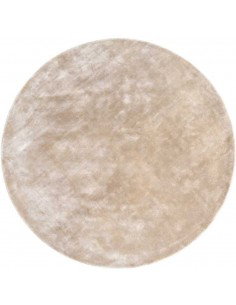 Tappeto moderno Plain Paloma Round, collezione Hand Made, 100% viscosa, fatto a mano, India.