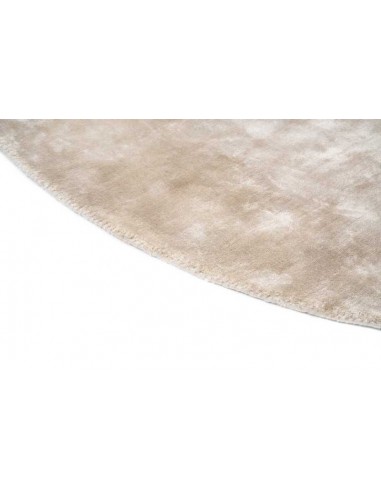 Tappeto moderno Plain Paloma Round, collezione Hand Made, 100% viscosa, fatto a mano, India.