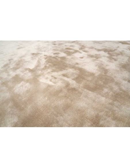 Tappeto moderno Plain Paloma Round, collezione Hand Made, 100% viscosa, fatto a mano, India.