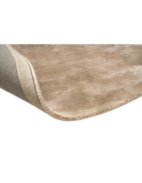 Tappeto moderno Plain Paloma Round, collezione Hand Made, 100% viscosa, fatto a mano, India.