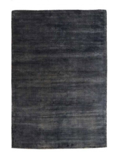 Tappeto moderno Plain Steel Grey, collezione Hand Made, 100% viscosa, fatto a mano, India.