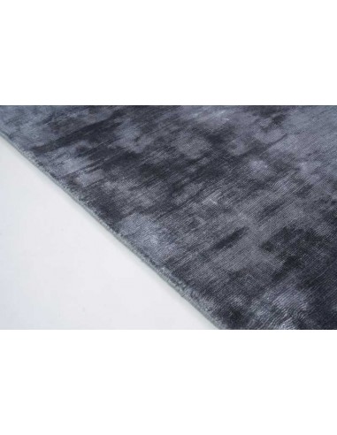 Tappeto moderno Plain Steel Grey, collezione Hand Made, 100% viscosa, fatto a mano, India.