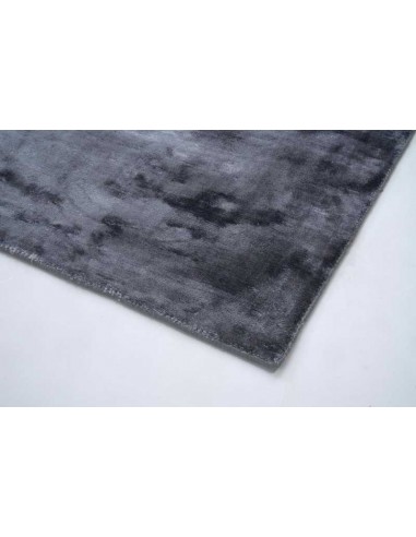 Tappeto moderno Plain Steel Grey, collezione Hand Made, 100% viscosa, fatto a mano, India.
