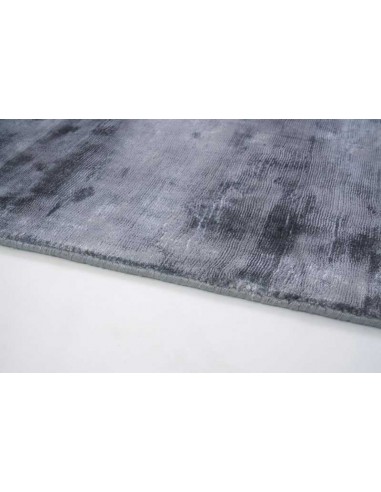 Tappeto moderno Plain Steel Grey, collezione Hand Made, 100% viscosa, fatto a mano, India.