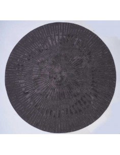 Tappeto moderno grigio scuro rotondo Radius Hand Made Carpet Decor 2