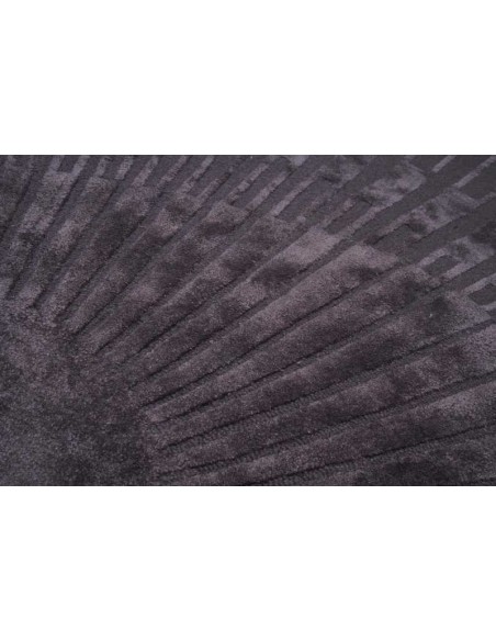 Tappeto moderno grigio scuro rotondo Radius Hand Made Carpet Decor
