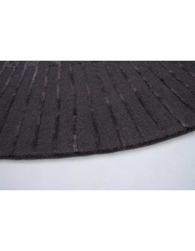 Tappeto moderno grigio scuro rotondo Radius Hand Made Carpet Decor
