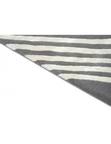 Tappeto moderno Sahara Beige, collezione Hand Made, 40% viscosa 60% lana, fatto a mano, India.