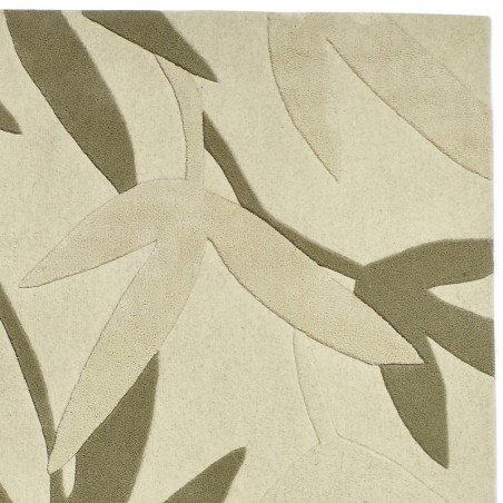 Tappeto moderno Foglie Natalia Pepe (-35%) cream cm.160x240 scontato