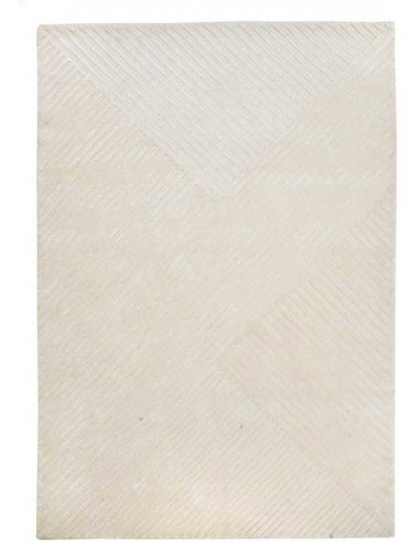 Tappeto moderno Sierra Ivory, collezione Hand Made, 100% viscosa, fatto a mano, India.