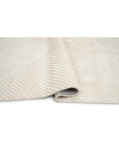Tappeto moderno Sierra Ivory, collezione Hand Made, 100% viscosa, fatto a mano, India.
