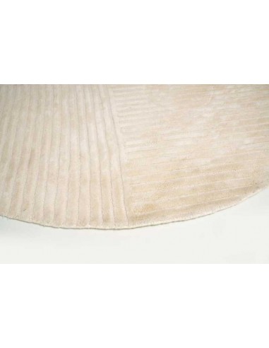 Tappeto moderno Sierra Ivory Oval - Collezione Hand Made - Carpet Decor - 100% viscosa - Fatto a mano - India - 160x230, 200x300