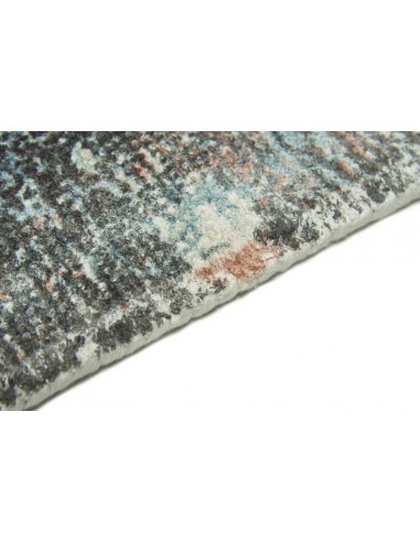 Tappeto moderno Sintra Teal Peach, collezione Hand Made, 100% viscosa, fatto a mano in India.
