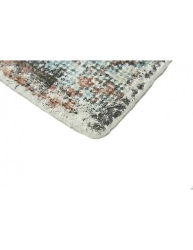 Tappeto moderno Sintra Teal Peach, collezione Hand Made, 100% viscosa, fatto a mano in India.