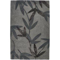 Carpet moderno Foglie Natalia Pepe (-35%) grey cm.160x240 di SITAP 2