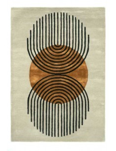 Tappeto moderno Stella Coral, collezione Hand Made, brand Carpet Decor, fatto a mano in India, 40% viscosa 60% lana, dimensioni 